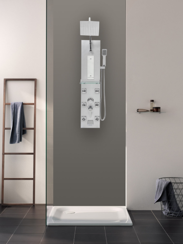 Душевая панель River GURON 10000001202 настенная цвет хром - фото 2