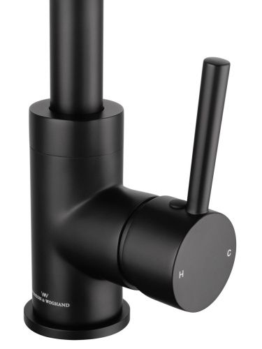 Смеситель для кухни Wonzon & Woghand WW-A21102-MB на мойку черный - фото 4