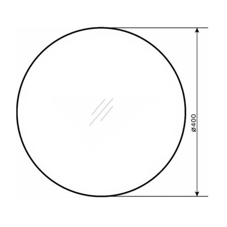 Зеркало Comforty 00-00013806CF 40х40