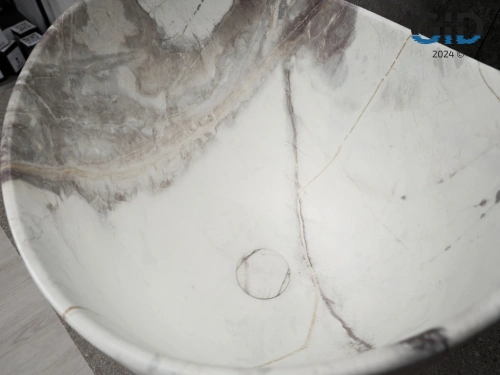 Раковина керамическая Gid Creativo 54479 40х40 накладная цвет многоцветный без отверстий под смеситель - фото 3