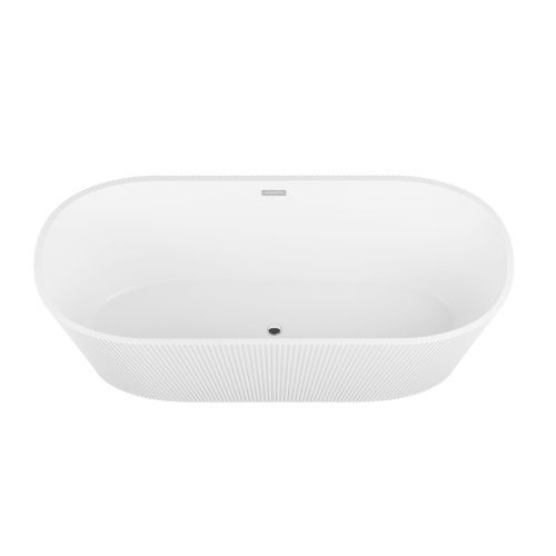 Ванна акриловая Grossman Forta GR-27021M 170х75 отдельностоящая овальная с каркасом - фото 2