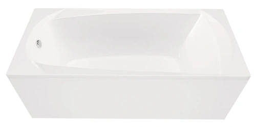Ванна акриловая 1MarKa ELEGANCE 01эл16570 165х70 пристенная прямоугольная без ножек и каркаса - фото 2