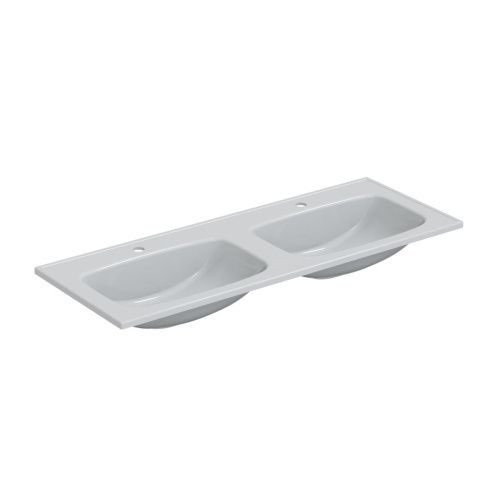Раковина из искусственного камня СанТа 700466 120х50 накладная цвет белый - фото 3
