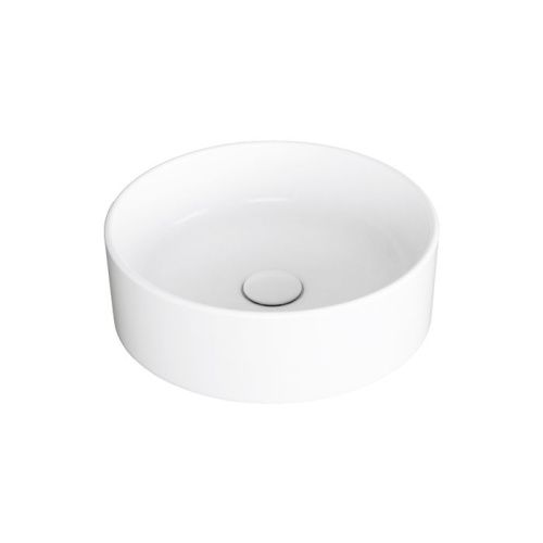 Раковина из сантехнического фаянса Simas Folio FO01bi 40х40 накладная цвет белый без отверстий под смеситель