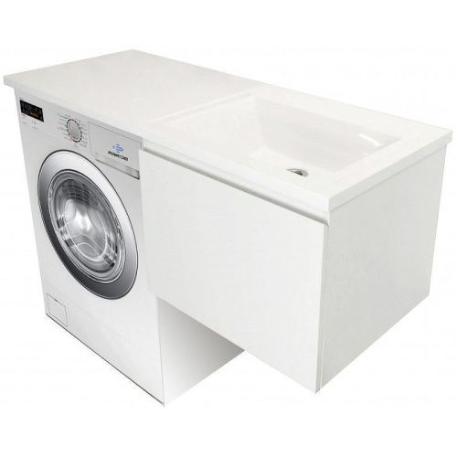 Тумба с раковиной Эстет Dallas Luxe 100 ФР-00002322 40х50 подвесная цвет белый - фото 2