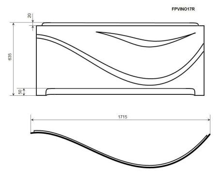 Фронтальная панель Timo FPVINO17R