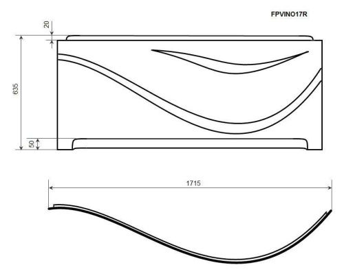 Фронтальная панель Timo FPVINO17R - фото 2