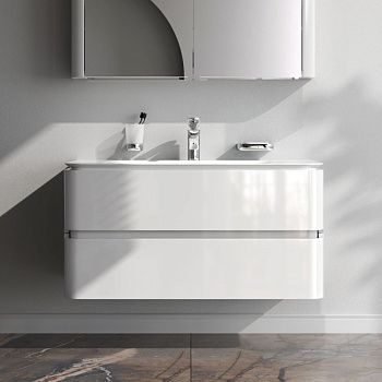 Тумба под раковину Am.Pm Sensation M30FHX1002WG 100х50 подвесная цвет белый