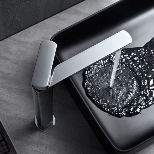 Смеситель для раковины Vincea Next VBF-1N2CH на столешницу хром - фото 2