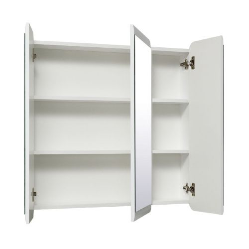 Зеркало-шкаф Runo ЭРИКА УТ000003321 80х80 подвесной цвет белый - фото 2