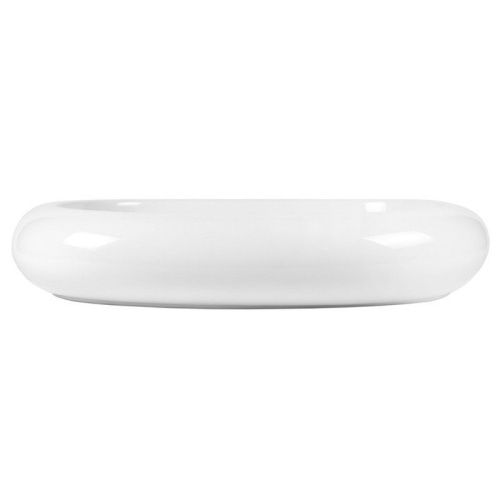 Раковина из сантехнического фарфора Bond Oval S58-640 60х40 накладная цвет белый без отверстий под смеситель - фото 3