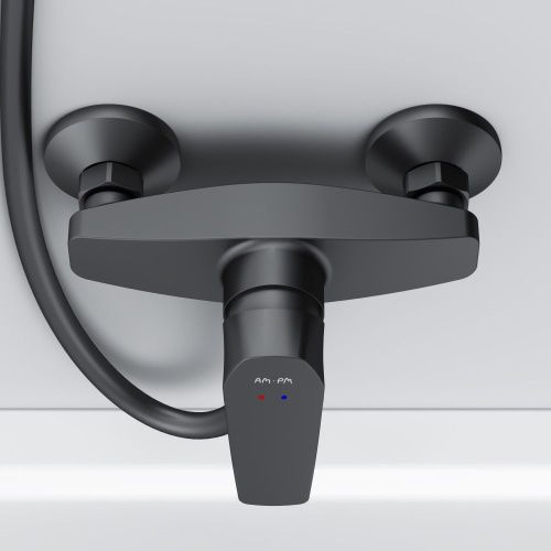 Смеситель для душа Am.Pm Gem F90A20022 настенный черный - фото 4