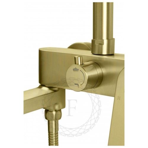 Душевая стойка Filarete FL2030MG настенная цвет золото - фото 5