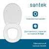 Крышка сиденье для унитаза Santek Бореаль 1WH106915