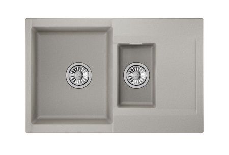 Кухонная мойка Granula 7808, БАЗАЛЬТ 80х50 цвет серый поверхность матовая
