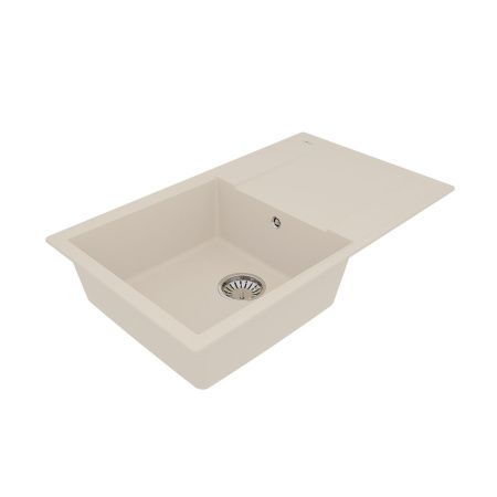 Кухонная мойка LeMark Imandra 840 9910036 85х50 цвет бежевый поверхность матовая