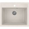 Кухонная мойка Ulgran Practik PR-M 565-001 55х50 цвет белый