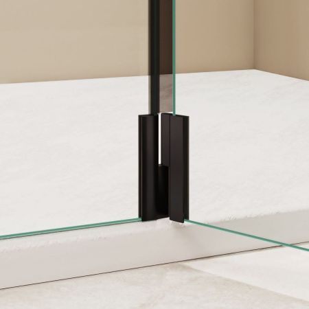 Душевая перегородка RGW Walk In 351005083-14 80х195 стекло прозрачное профиль черный