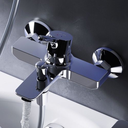 Смеситель для ванны и душа Am.Pm X-Joy S F85B10000 настенный хром - фото 3