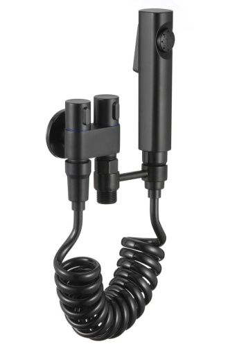 Гигиенический душ со смесителем Fmark FS-FXQ02H черный - фото 2