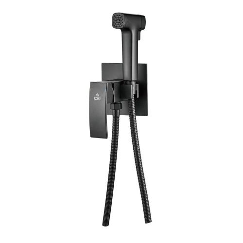 Гигиенический душ со смесителем Rose R1505H-2 черный - фото 2
