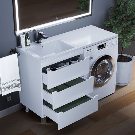 Тумба под раковину Uperwood Tanos 291020259 60х50 напольная цвет белый