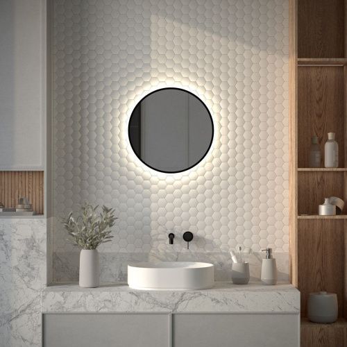 Зеркало с подсветкой Defesto AURA DF 2982 50х50 подвесное - фото 3