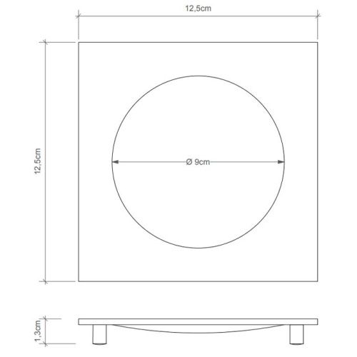 Мыльница Decor Walther Cube 837220 - фото 2