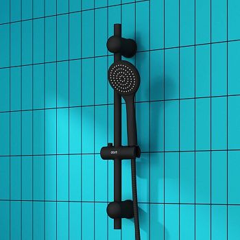 Душевой гарнитур Dorff Comfort D0108000BL настенный черный