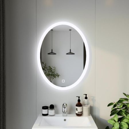 Зеркало с подсветкой Бриклаер Эстель 4627125414350 60х80 подвесное