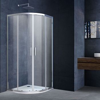 Душевой уголок Vincea Alpha VSQ-3AL900CL 90х90 стекло прозрачное профиль хром без поддона