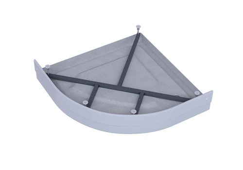 Душевой поддон акриловый Aquatek DPA-0000002 100х100 белый с ножками - фото 3