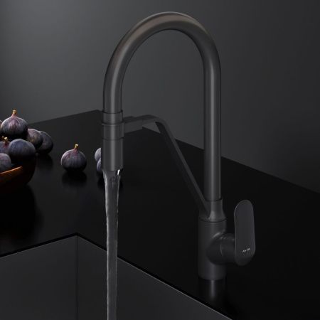 Смеситель для кухни Am.Pm Like F8007822 на мойку черный