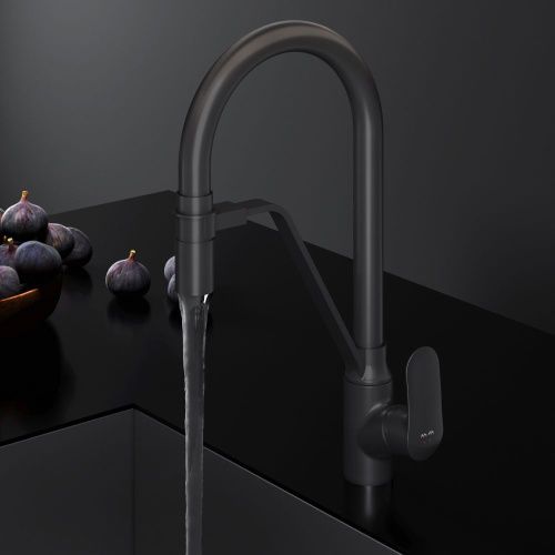 Смеситель для кухни Am.Pm Like F8007822 на мойку черный - фото 3