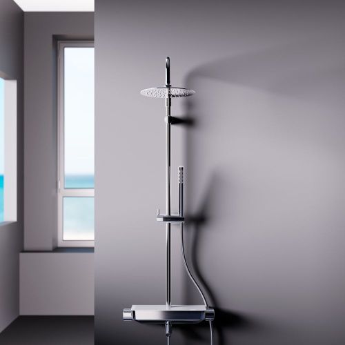 Душевая стойка Damixa Scandinavian Pure 936730000 настенная цвет хром - фото 4