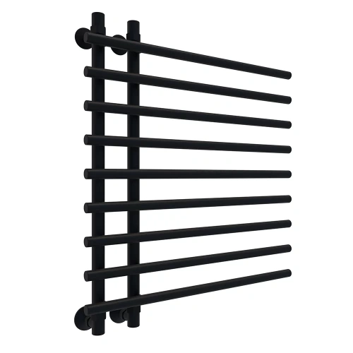 Полотенцесушитель водяной Veconi Tufo T801070B 70х80 черный