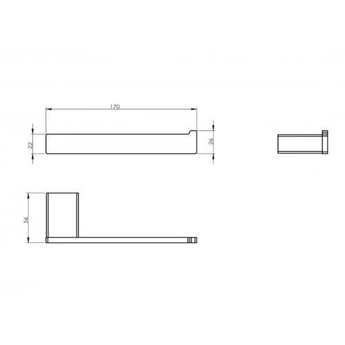 Бумагодержатель Langberger Accessories 37543B - фото 2