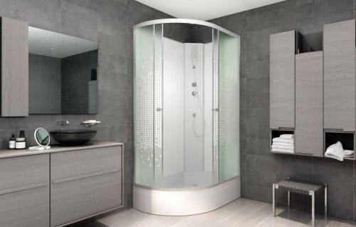 Душевая кабина AvaCan L720LN 120х80 асимметричная без крыши ориентация левая - фото 2