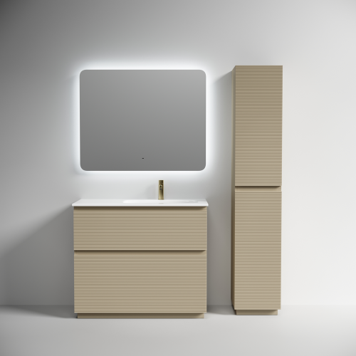 Тумба под раковину Sancos FOLK Floor FL100FRCP 100х40 напольная цвет бежевый - фото 5