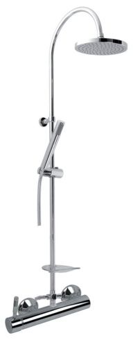 Душевая стойка Webert RI870105015 настенная цвет хром - фото 2