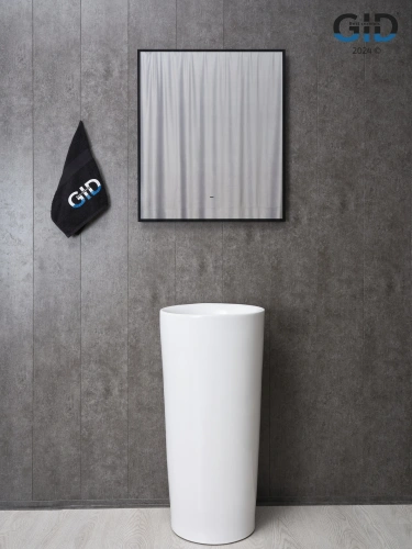 Раковина керамическая Gid Autonomo 81118 40х40 напольная цвет белый без отверстий под смеситель - фото 3