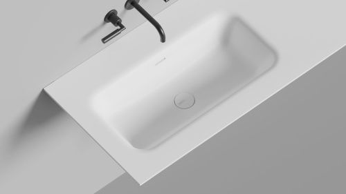 Раковина из искусственного камня S-Stone Salini Onda 14022031MN 200х70 накладная цвет белый - фото 4