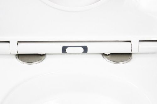 Унитаз подвесной WeltWasser 10000011192 белый с сиденьем микролифт безободковый смыв торнадо - фото 2