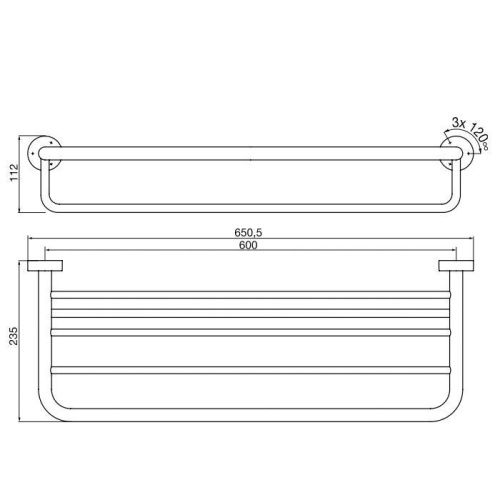 Полотенцедержатель Emco Rondo2 4568 001 62 - фото 2