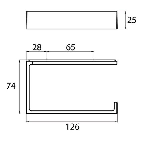 Бумагодержатель Emco Liaison 1800 001 02 - фото 2