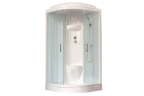 Душевая кабина Royal Bath НК RB90HK6-WT 90х90 четверть круга с крышей ориентация универсальная