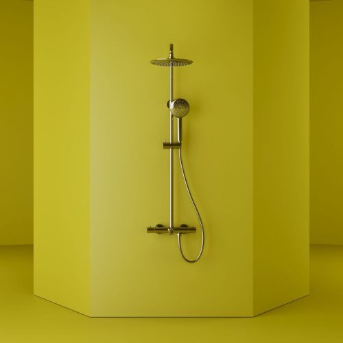 Душевая стойка Sancos Game SC3001CH настенная цвет хром с термостатом - фото 2