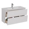 Тумба под раковину LeMark Miano LM06M100T 100х40 подвесная цвет белый