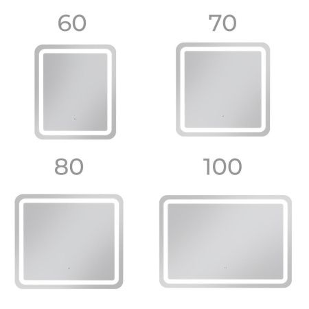 Зеркало с подсветкой Vigo Jess 242 100х70