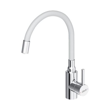 Смеситель для кухни Dorff Logic D3007633 на мойку белый/хром